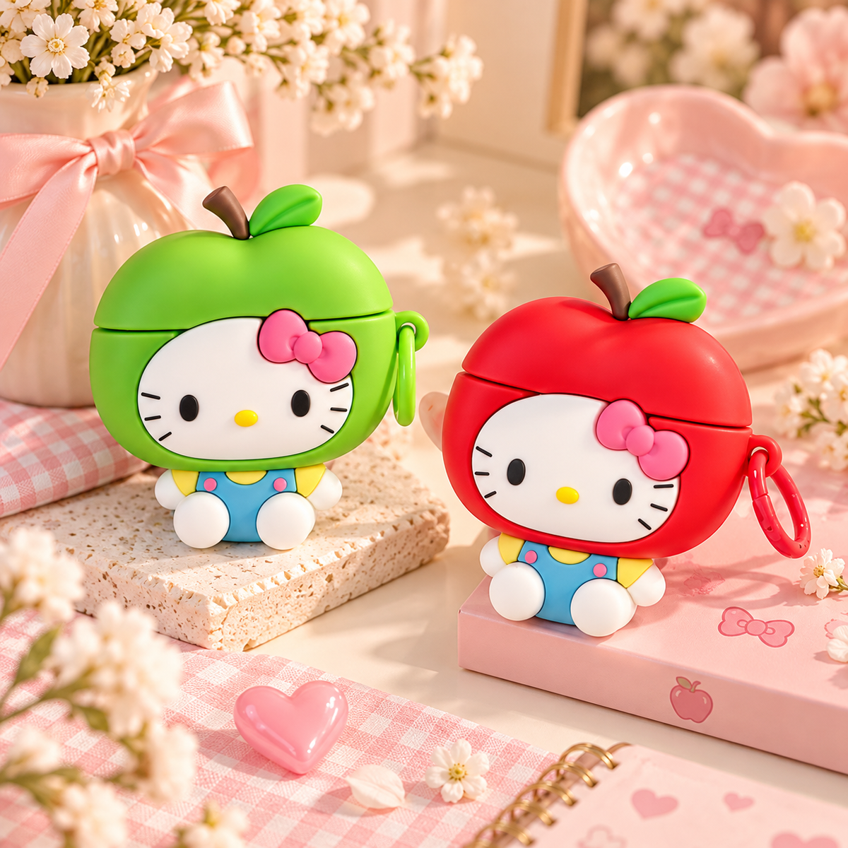 PurrPods Kawaii Apple Kitty Earbud Case